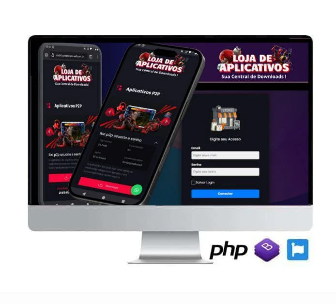 Script Loja de Aplicativo Com Painel Administrador 2025